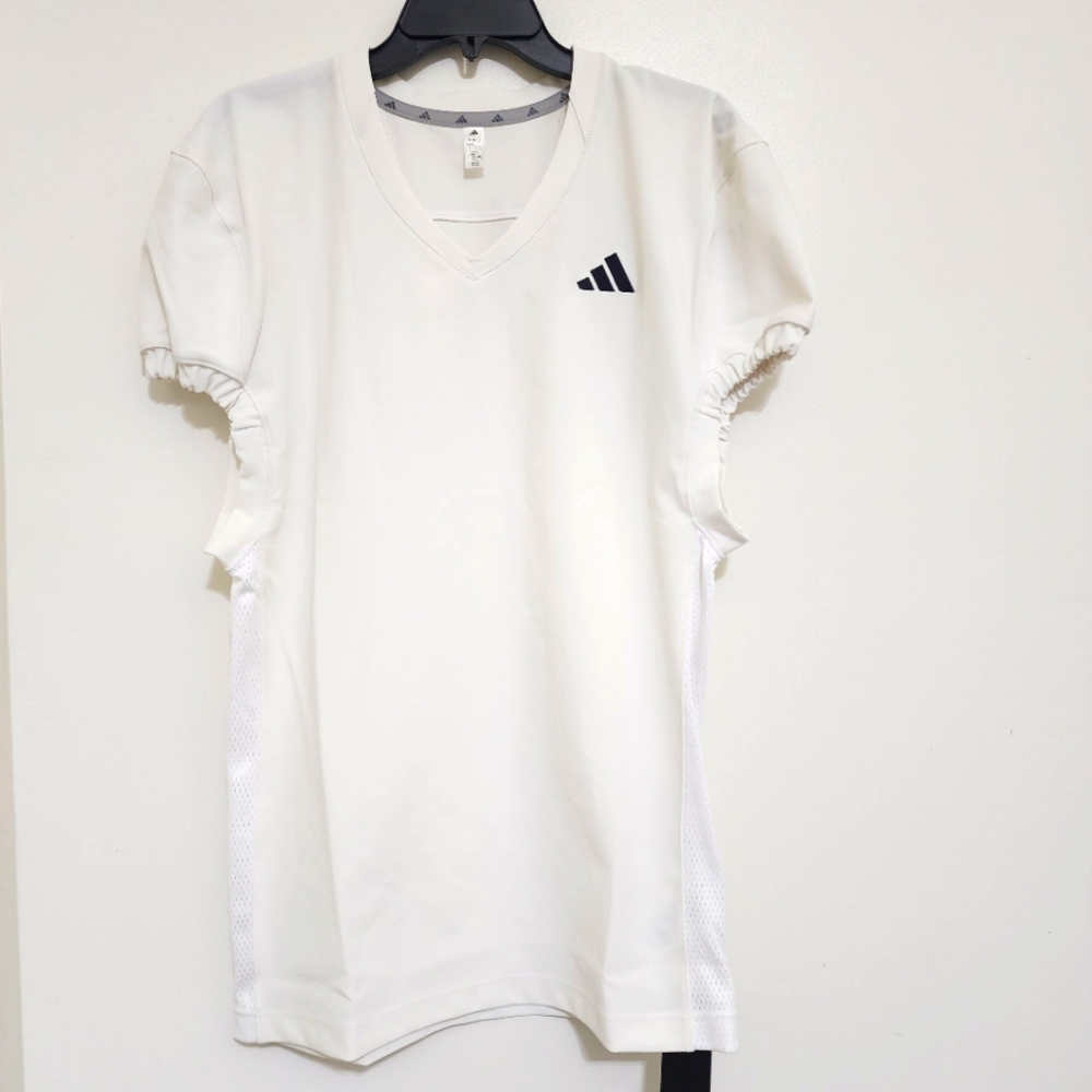 ADIDAS men's Football Practice Jersey White Large NWT